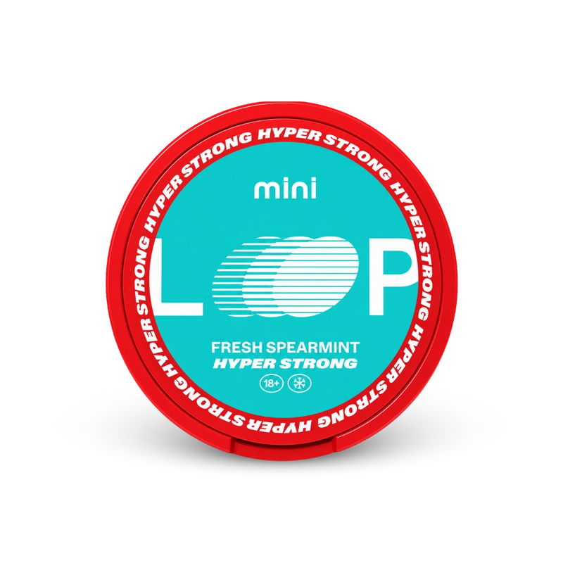 Loop Fresh Spearmint Mini Hyper – lattina di sacchetti di nicotina