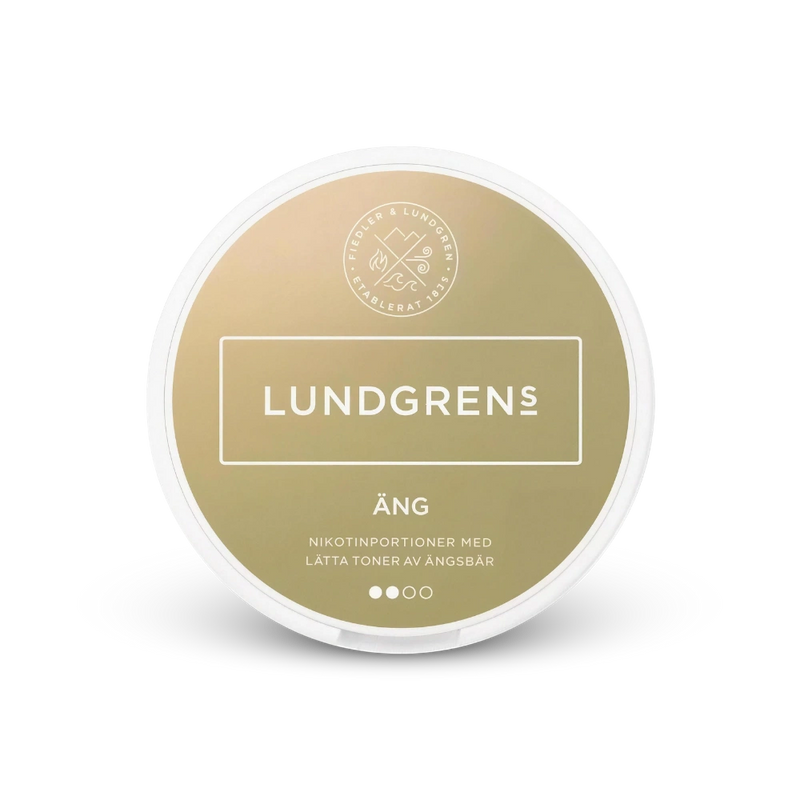 Lundgrens Äng – lattina di bustine di nicotina