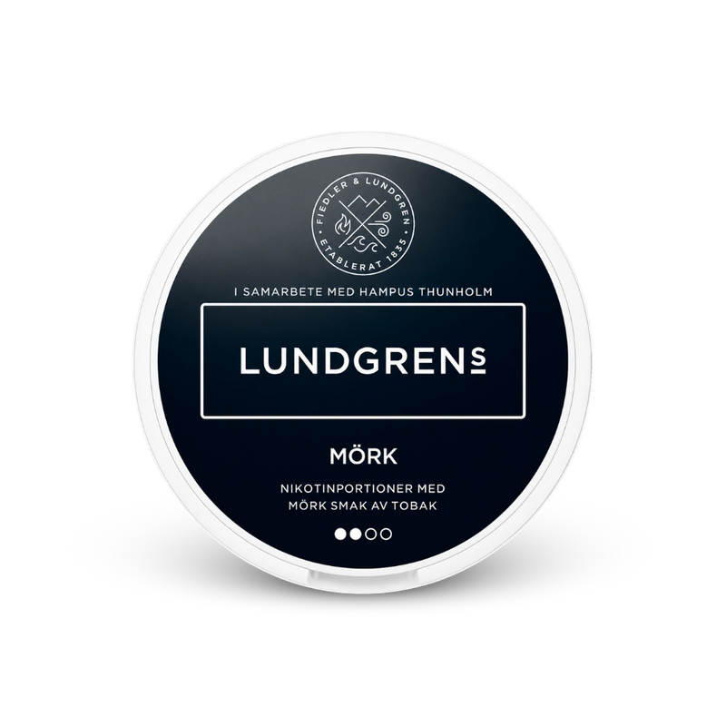Lundgrens Mörk – lattina di sacchetti di nicotina