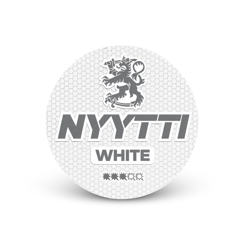 Nyytti White – lattina di sacchetti di nicotina