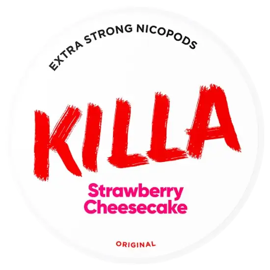 KILLA Strawberry Cheesecake – lattina di sacchetti di nicotina