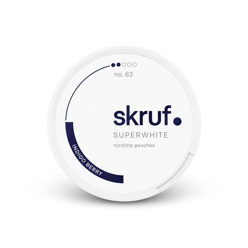 SKRUF Indigo Berry S2 – lattina di bustine di nicotina