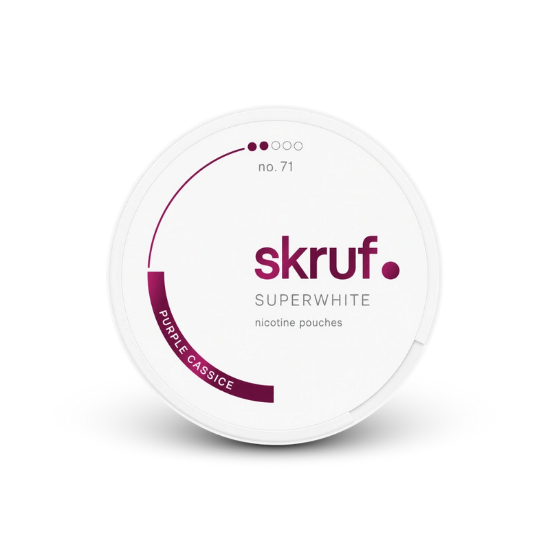 SKRUF Purple Cassice S2 – lattina di bustine di nicotina