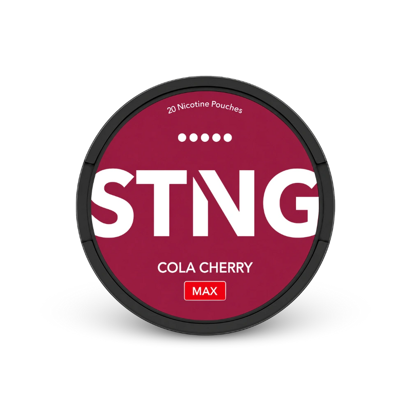 STNG Cola Cherry MAX – lattina di bustine di nicotina