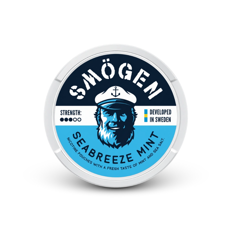 Smögen Seabreeze Mint – lattina di buste di nicotina