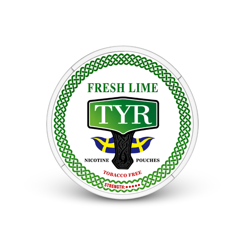 TYR Fresh Lime – lattina di bustine di nicotina