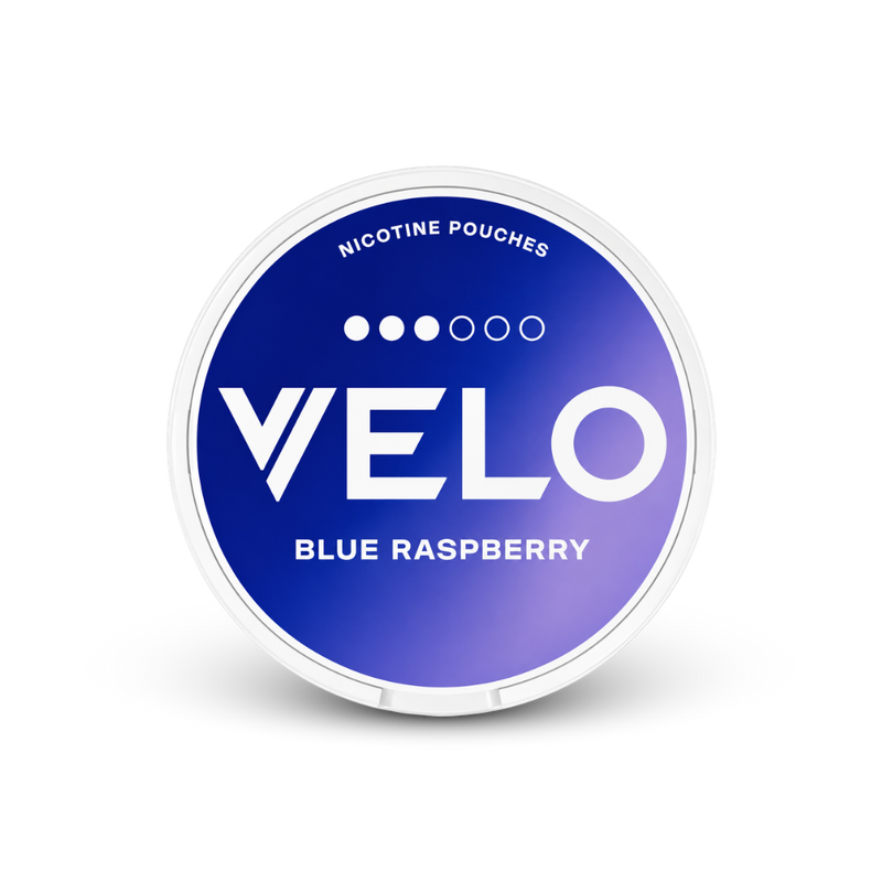 VELO Lampone Blu – lattina di bustine di nicotina