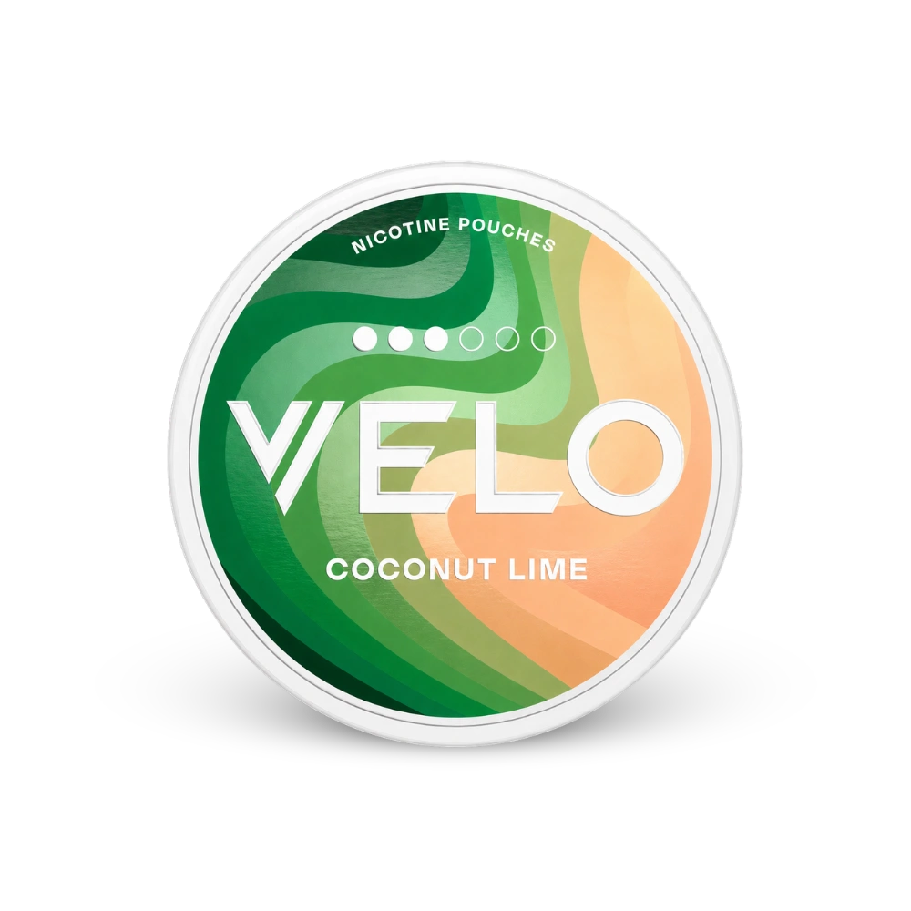 VELO Coconut Lime Slim – lattina di sacchetti di nicotina