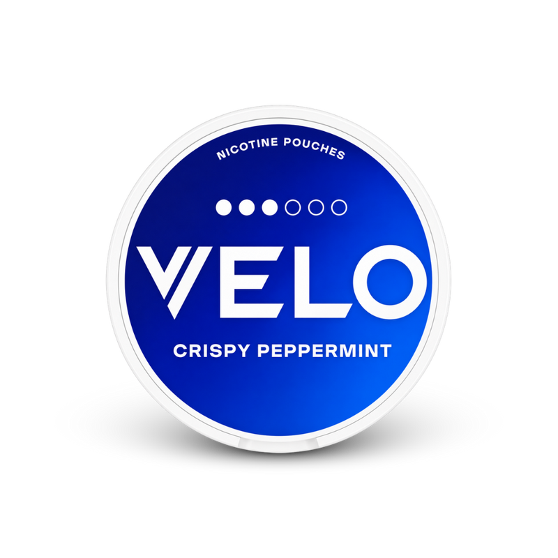 VELO Crispy Peppermint Mini – lattina di bustine di nicotina