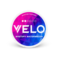 VELO Wintery Watermelon Mini – lattina di sacchetti di nicotina