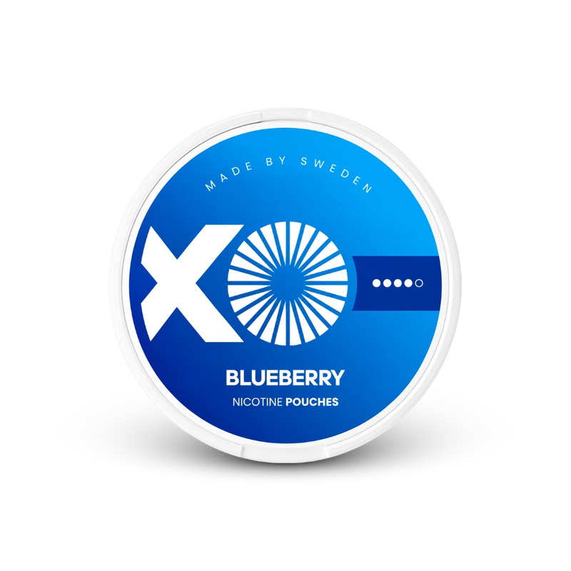 XO Blueberry – lattina di bustine di nicotina