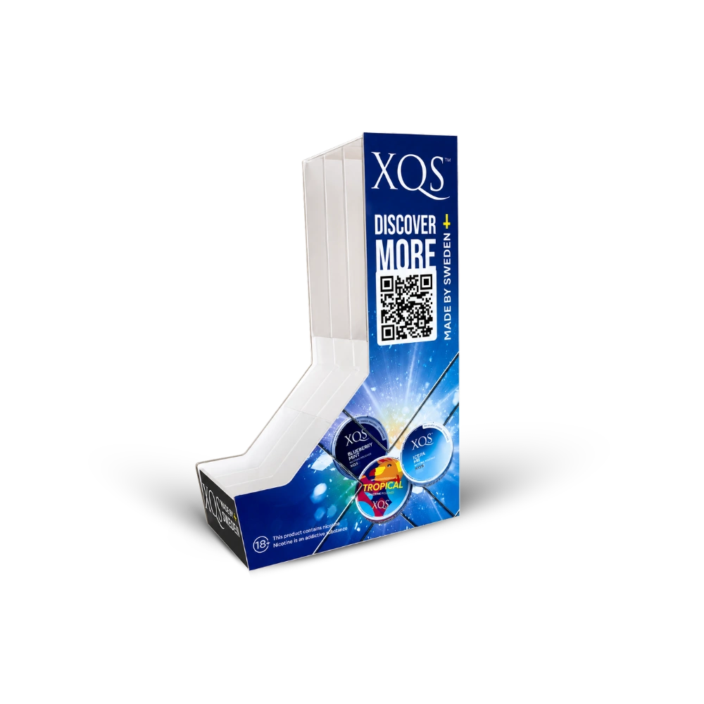 XQS Display – lattina di bustine di nicotina