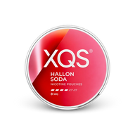 XQS Hallonsoda Strong – lattina di bustine di nicotina