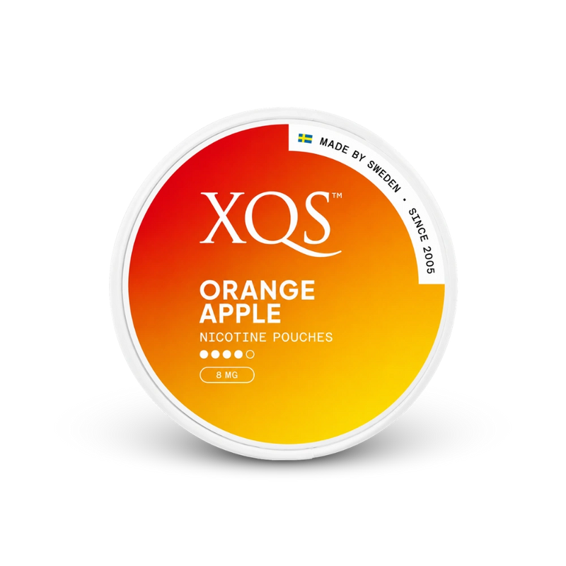 XQS Orange Apple Slim Strong – lattina di bustine di nicotina