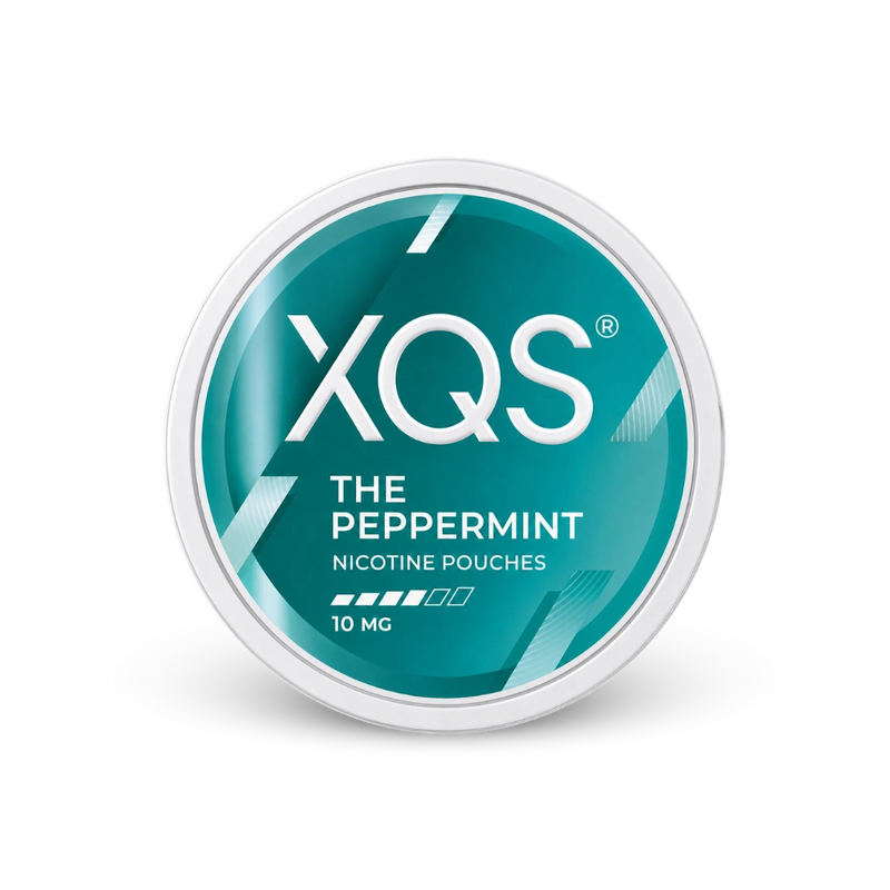 XQS The Peppermint 10mg – lattina di bustine di nicotina