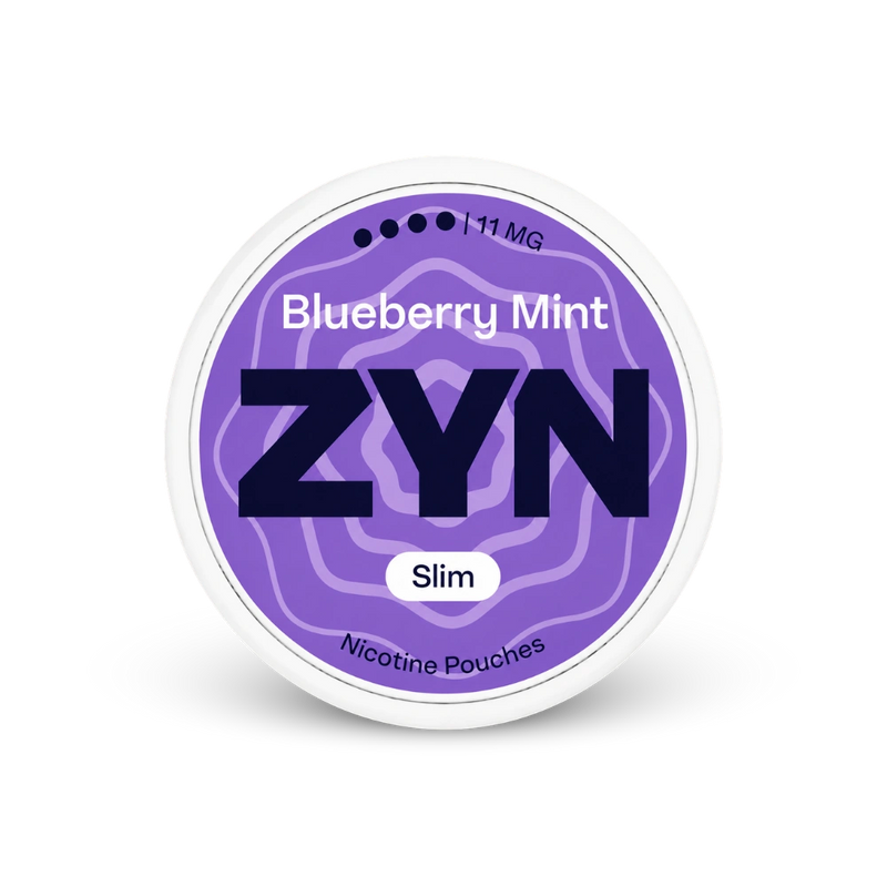 ZYN Blueberry Mint Slim S4 – lattina di sacchetti di nicotina