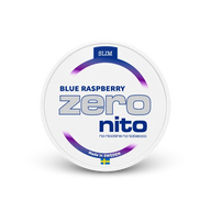 Zeronito Blue Raspberry Slim – lattina di sacchetti di nicotina