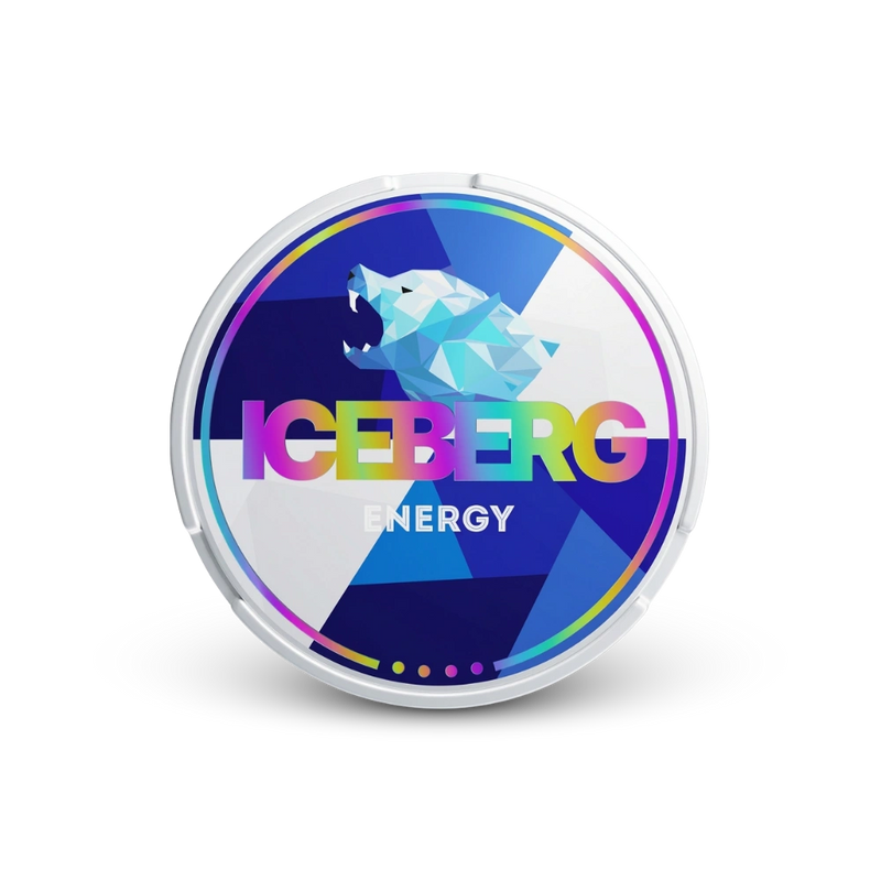 Iceberg Energy – lattina di sacchetti di nicotina