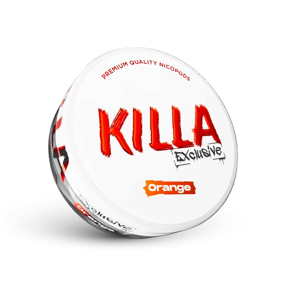 Killa Exclusive Bustine di Nicotina Arancia Dose con Aroma di Arancia, Qualità Premium