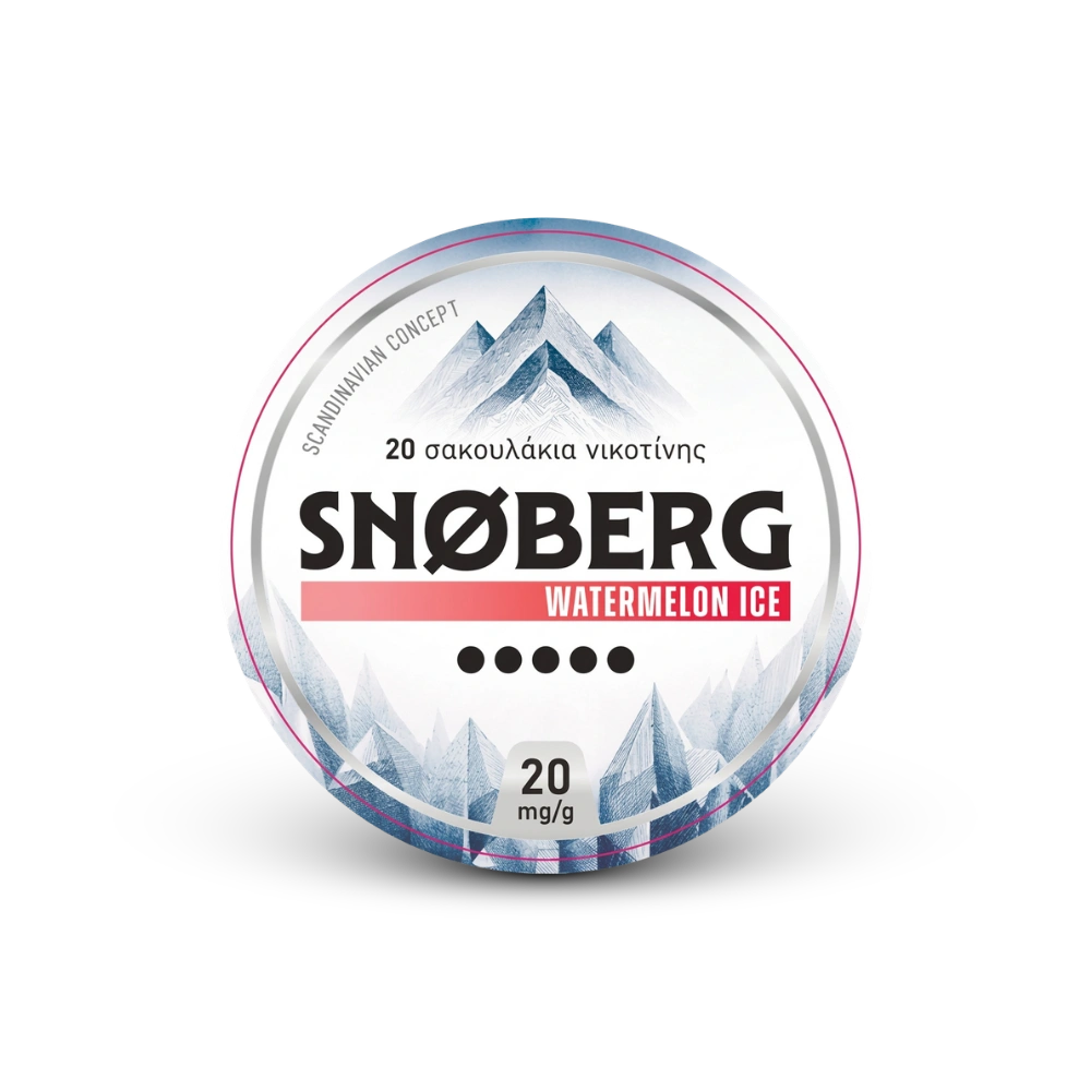 SNOBERG Anguria Ghiacciata 13mg – lattina di sacchetti di nicotina
