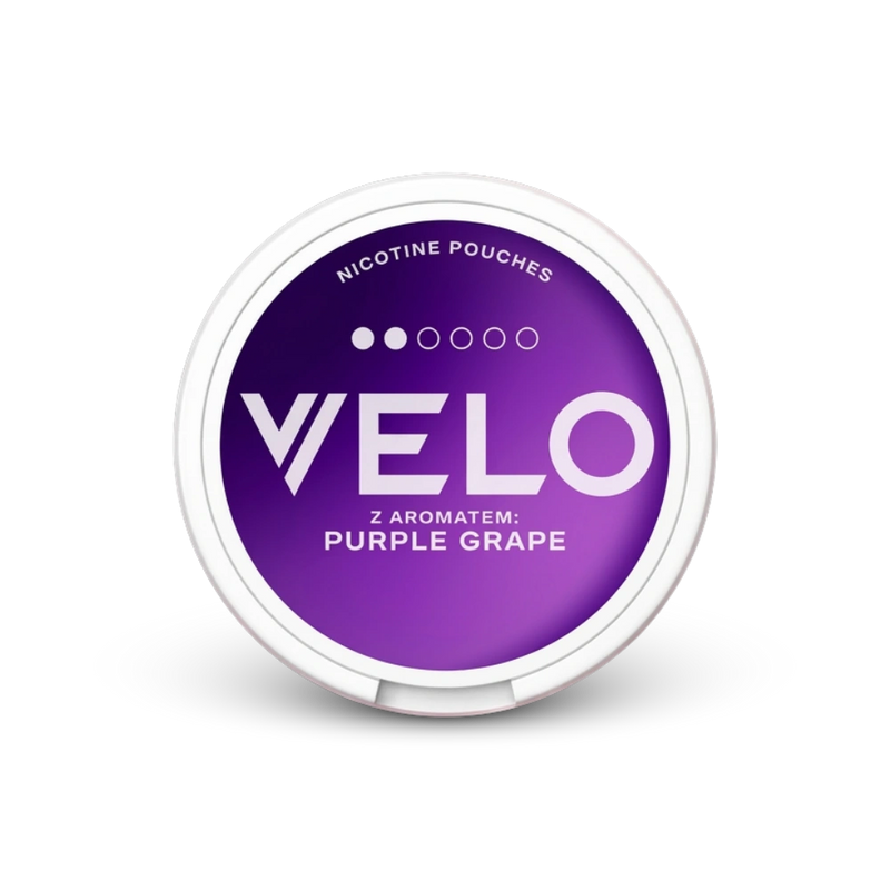 Velo Mini Purple Grape – lattina di bustine di nicotina